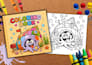 create cozy, bold, and easy coloring book illustrations for children